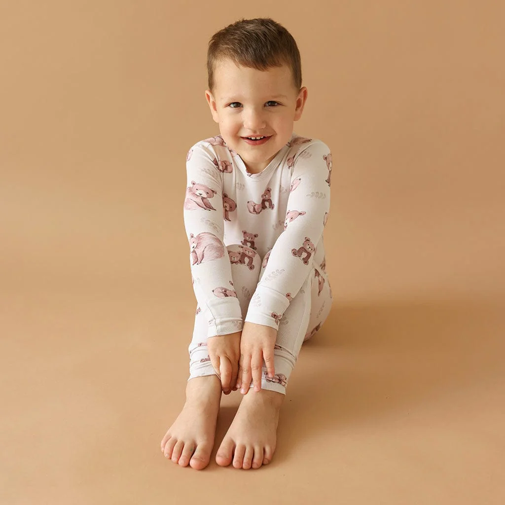 Bamboo Long Sleeve Pajama Set - Bernard (Bear) - Image 3