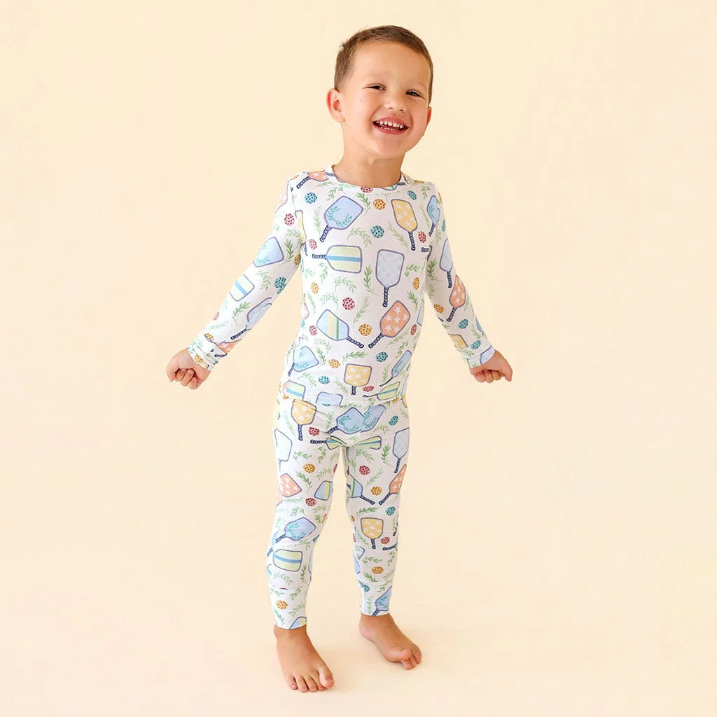 Bamboo Long Sleeve Pajama Set - Billie (Pickleball)