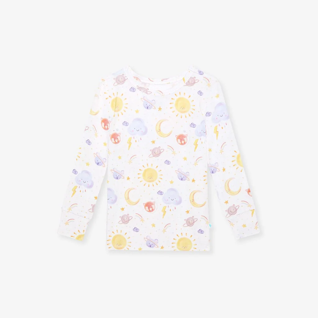 Bamboo Long Sleeve Pajama Set - Braxton (Space) - Image 4