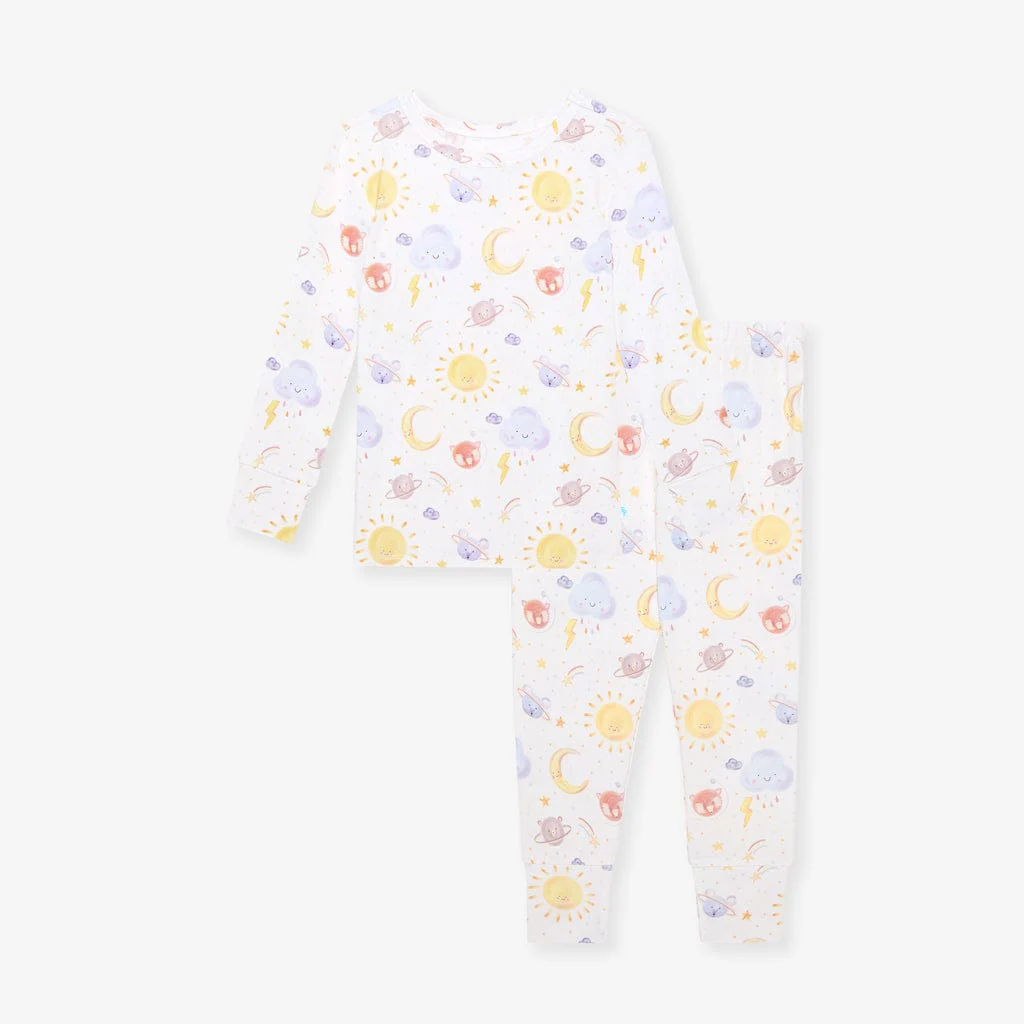 Bamboo Long Sleeve Pajama Set - Braxton (Space) - Image 6