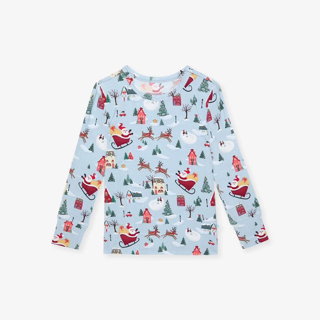 Bamboo Long Sleeve Pajama Set - Christmasville - Image 5