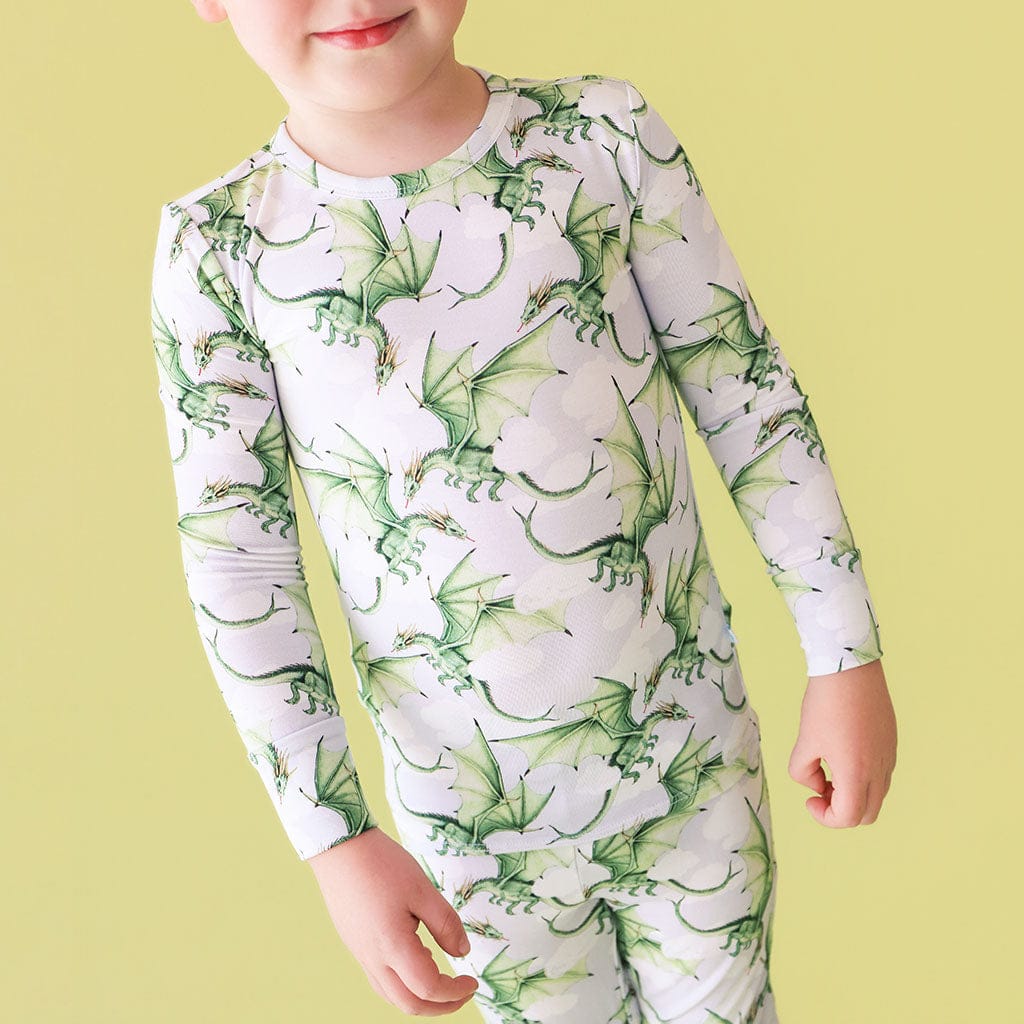 Bamboo Long Sleeve Pajama Set - Devlin (Dragons) - Image 2