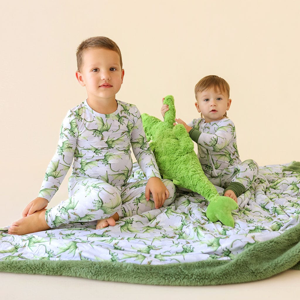 Bamboo Long Sleeve Pajama Set - Devlin (Dragons) - Image 4
