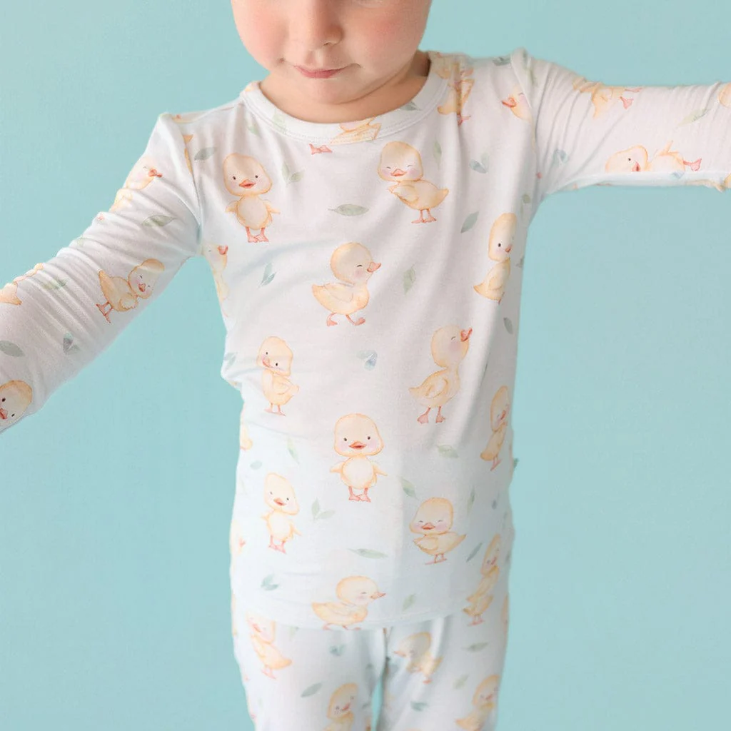 Bamboo Long Sleeve Pajama Set - Edwin (Chicks) - Image 2