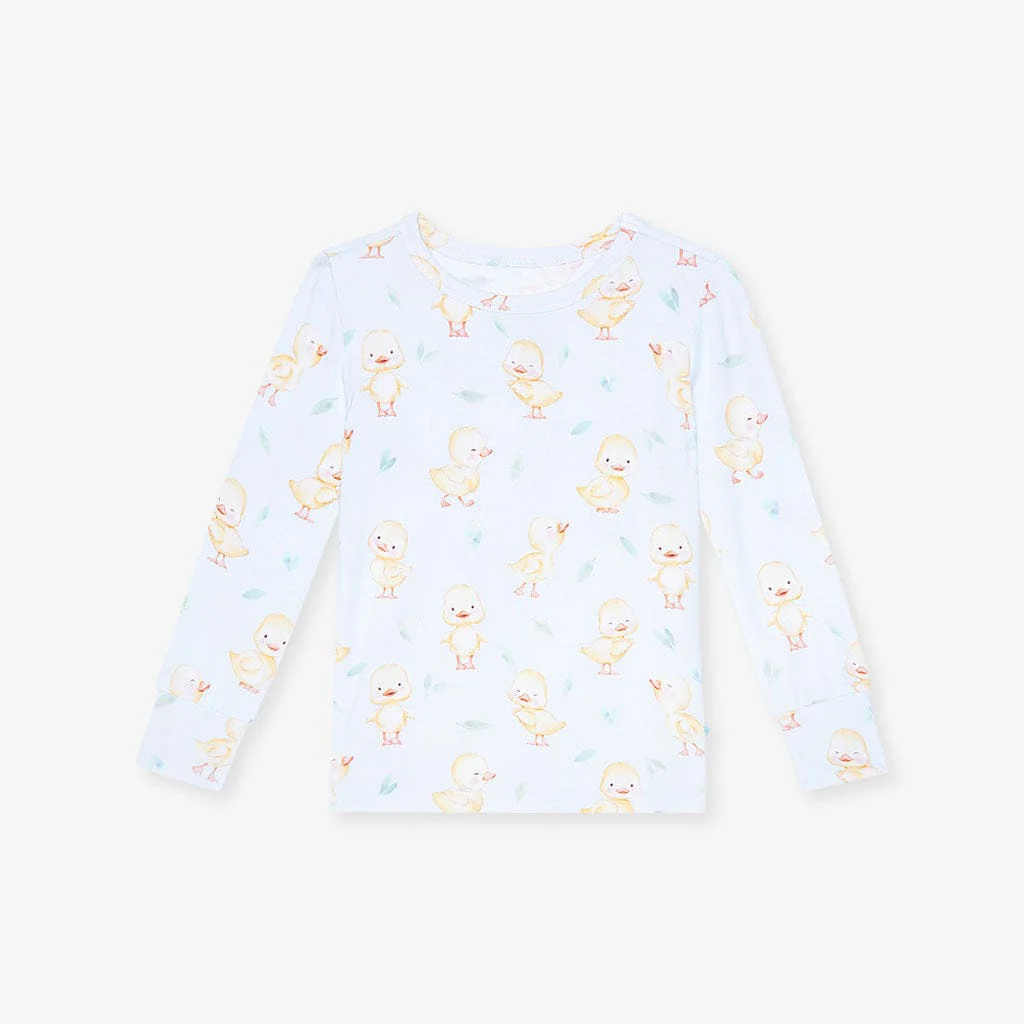 Bamboo Long Sleeve Pajama Set - Edwin (Chicks) - Image 3