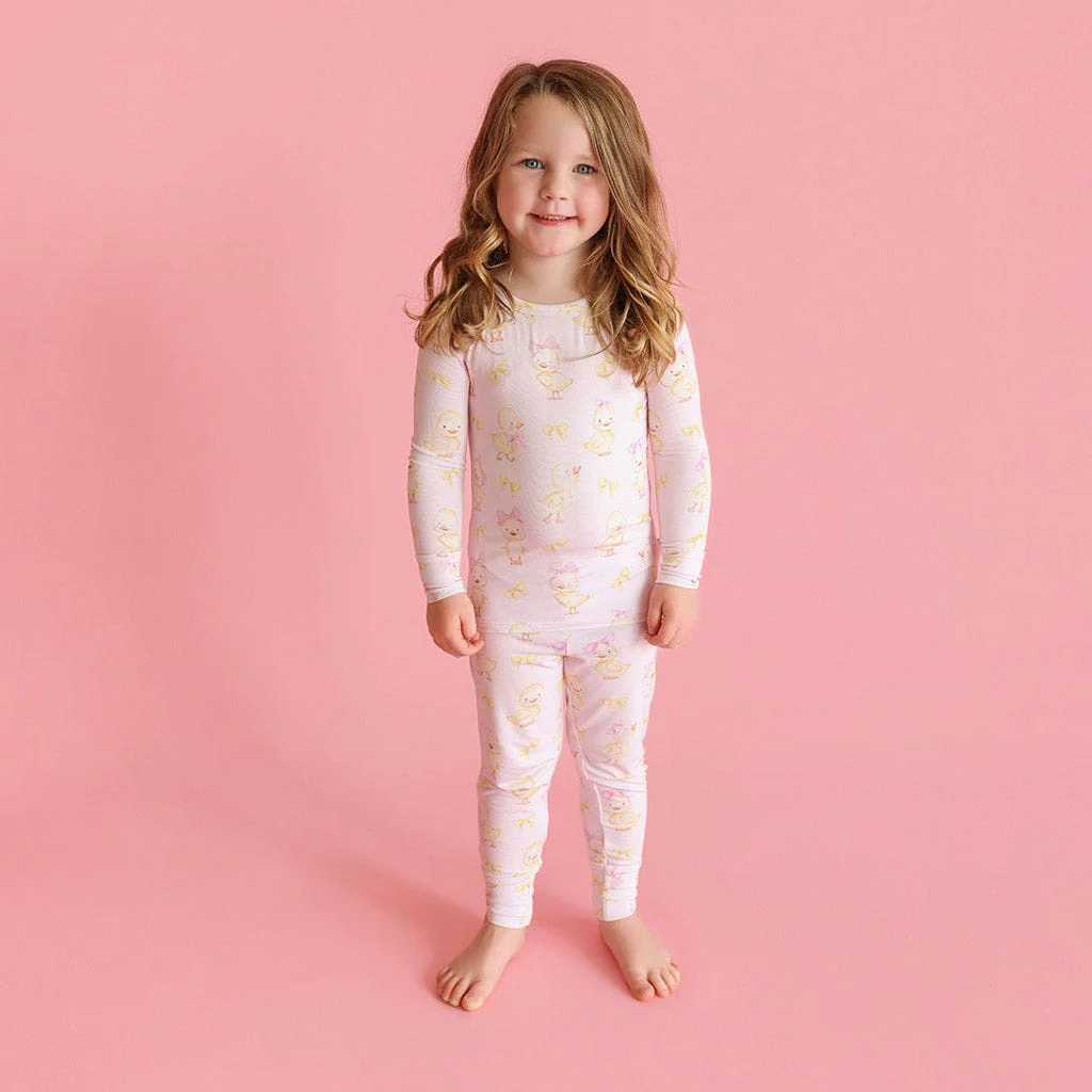 Bamboo Long Sleeve Pajama Set - Edwina (Chicks)