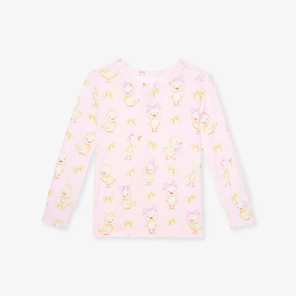 Bamboo Long Sleeve Pajama Set - Edwina (Chicks) - Image 4