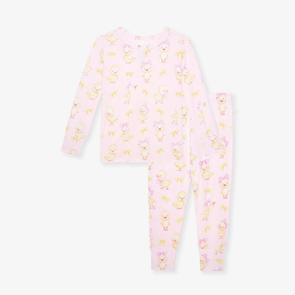 Bamboo Long Sleeve Pajama Set - Edwina (Chicks) - Image 5