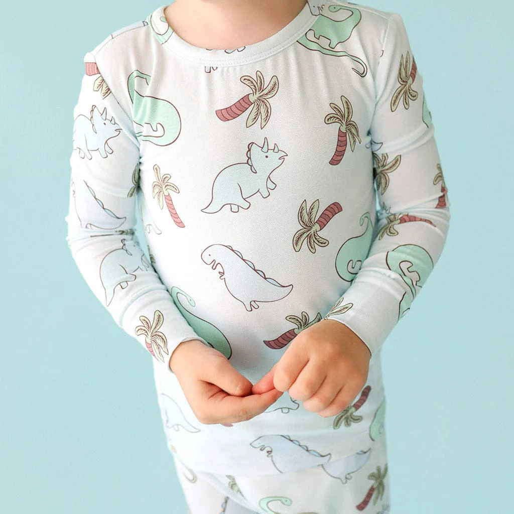 Bamboo Long Sleeve Pajama Set - Eric (Dinosaurs) - Image 2