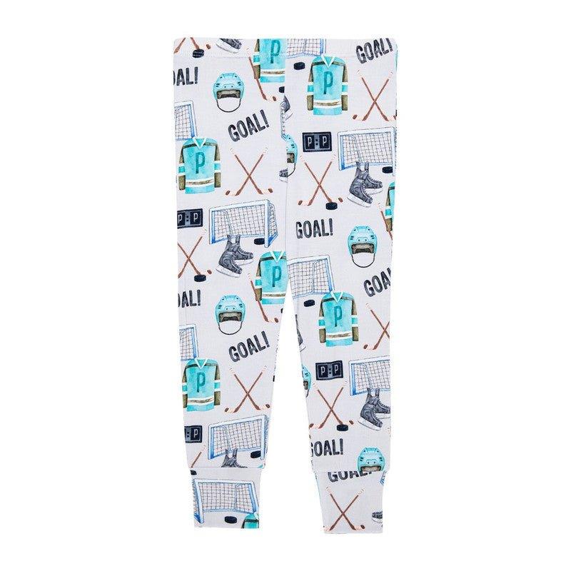 Bamboo Long Sleeve Pajama Set - Mayford (Ice Hockey) - Image 3