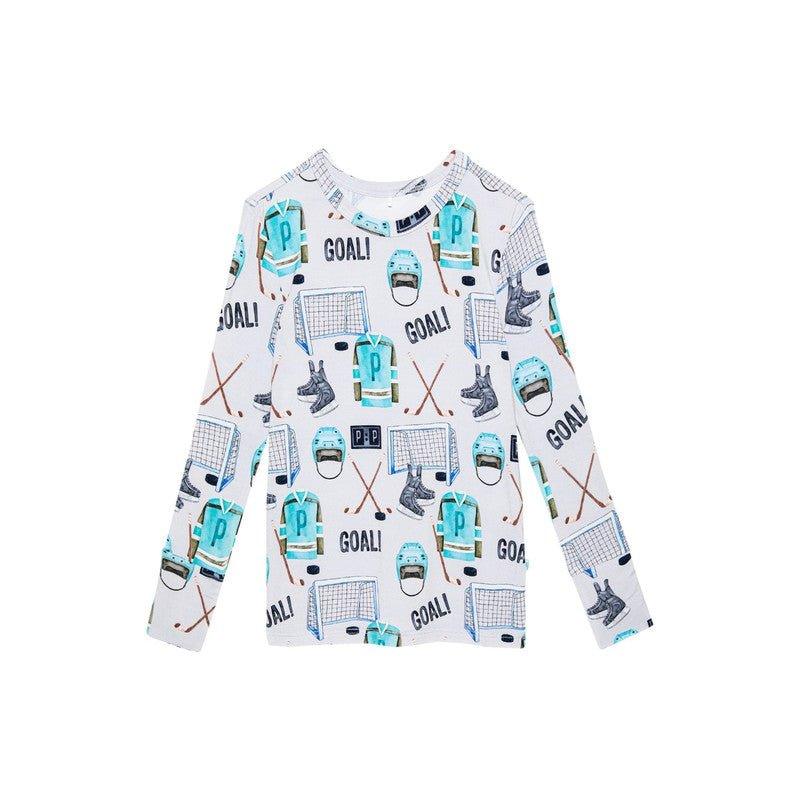 Bamboo Long Sleeve Pajama Set - Mayford (Ice Hockey) - Image 4