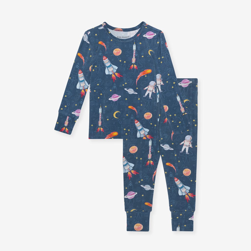 Bamboo Long Sleeve Pajama Set - Odyssey (Space) - Image 6