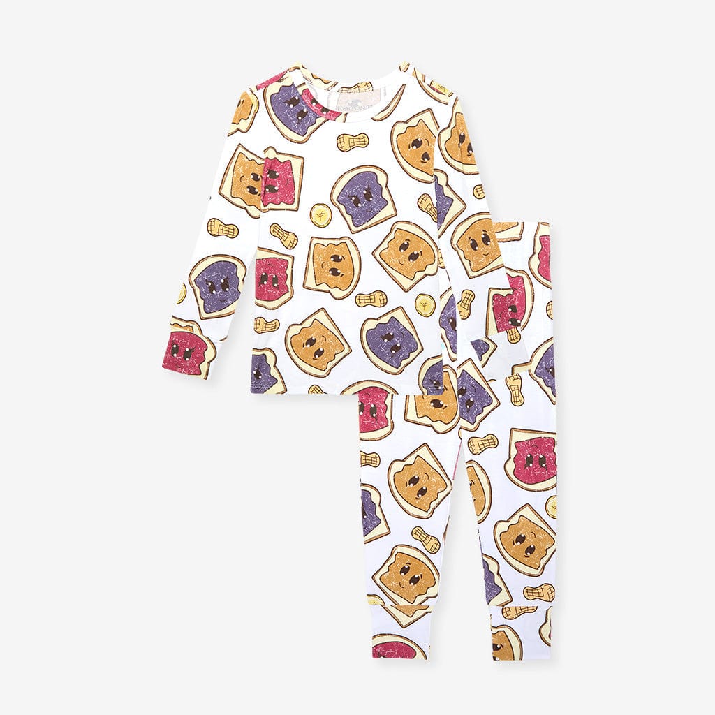 Bamboo Long Sleeve Pajama Set - Peanut Butter Jelly Time - Image 5