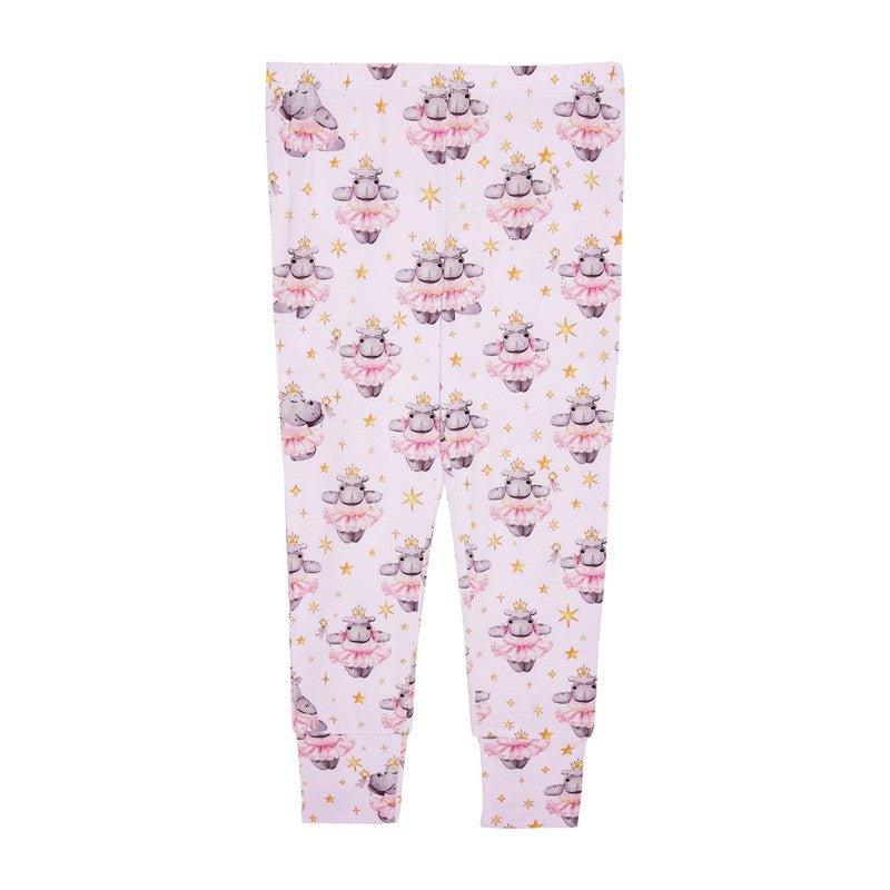 Bamboo Long Sleeve Pajama Set - Philomena (Hippos) - Image 4