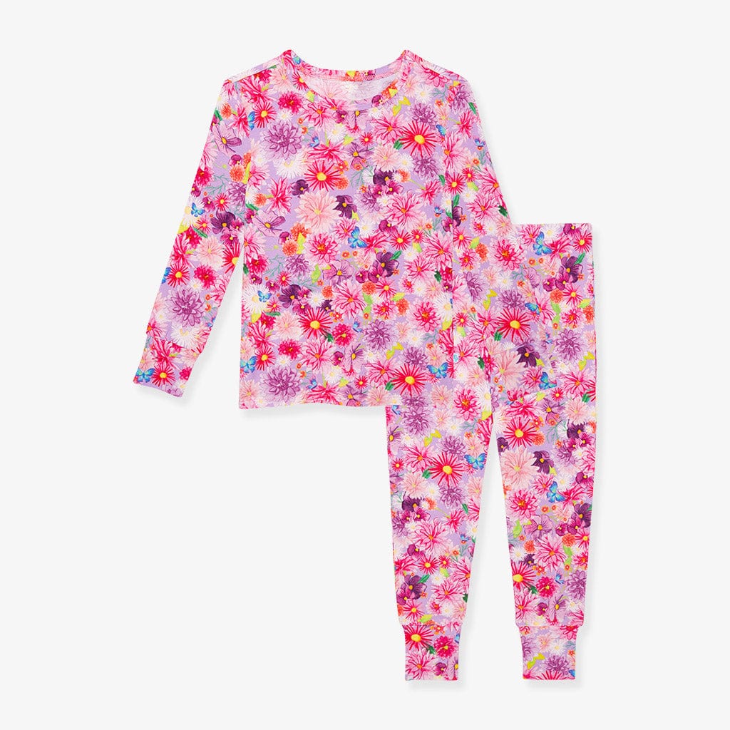 Bamboo Long Sleeve Pajama Set - Zinnia (Floral) - Image 4
