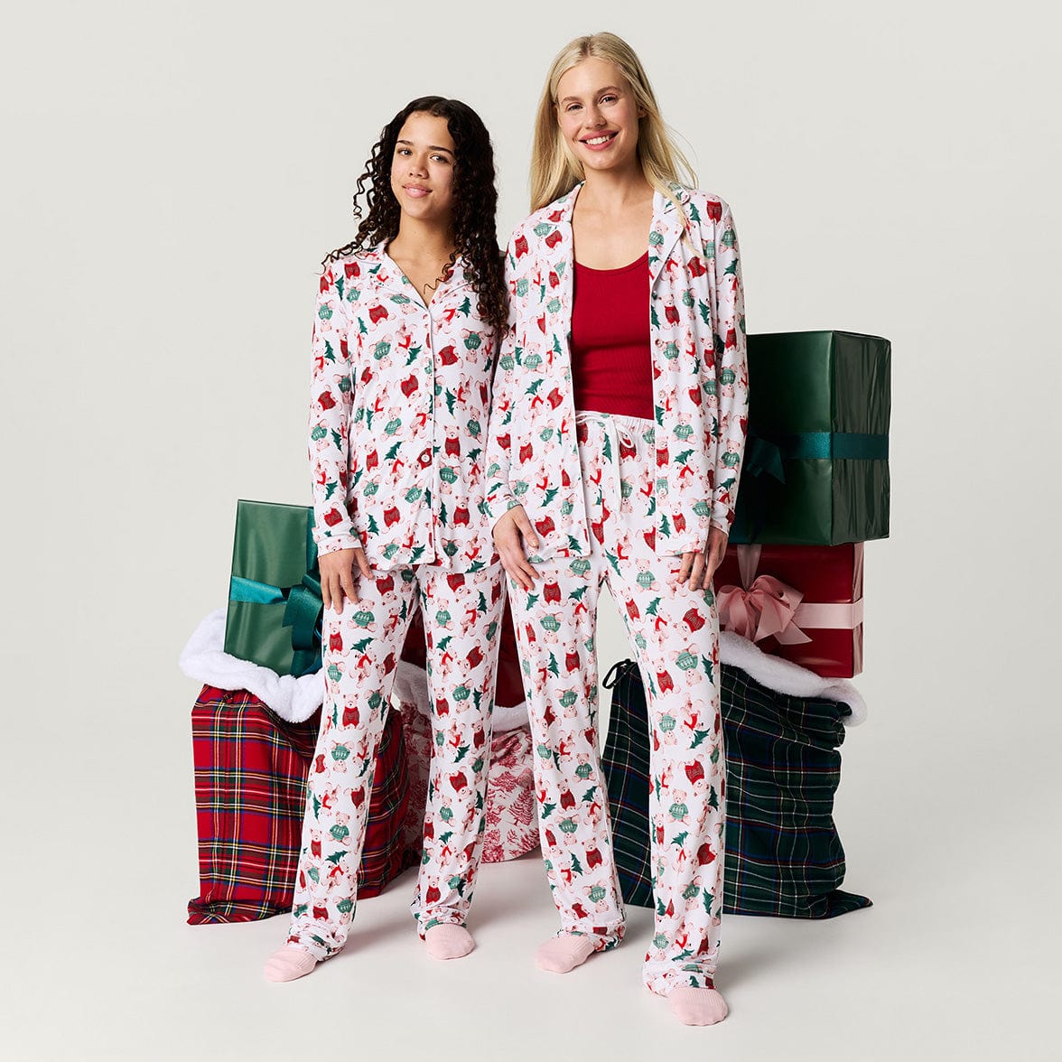 Bamboo Luxe Top & Pajama Pant Set - Lachlan (Teddy Bears) - Image 5