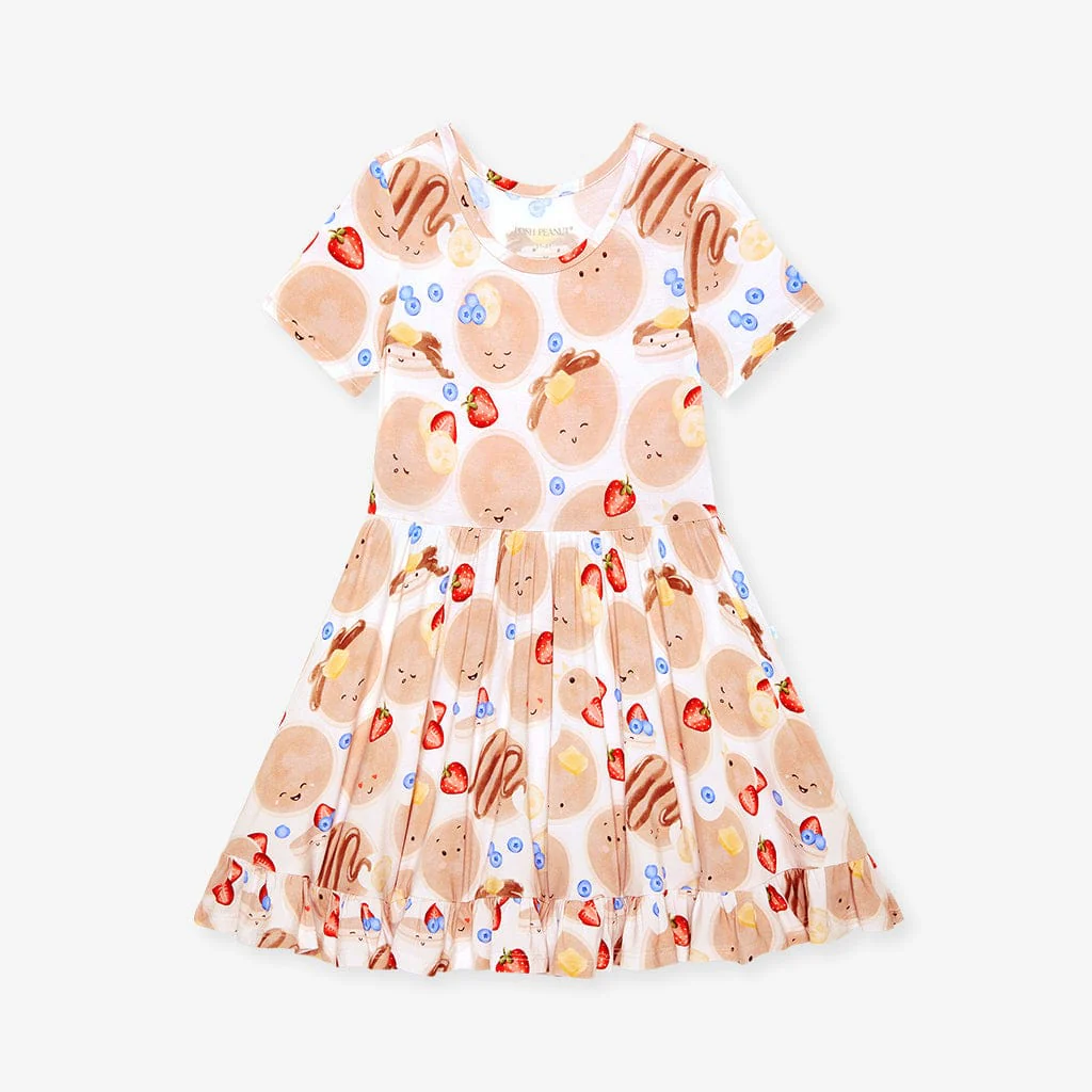 Bamboo Ruffled Twirl Dress - Pancakes - Image 4