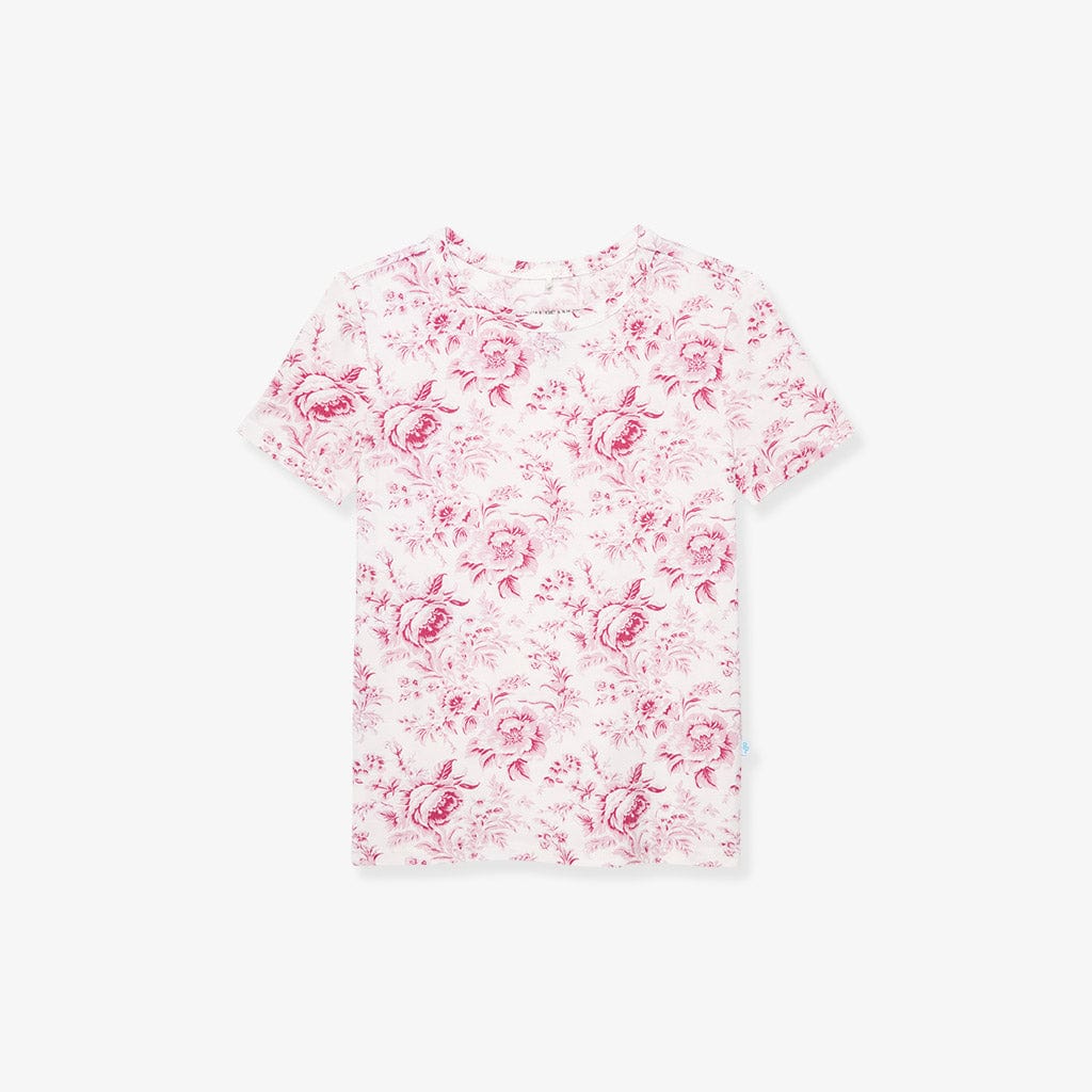 Bamboo Short Sleeve Pajama Set with Shorts - Jolene (Floral) - Image 4