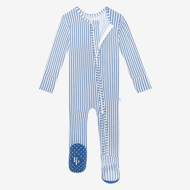 Boy's Footie with Zipper - Harrison - Image 2