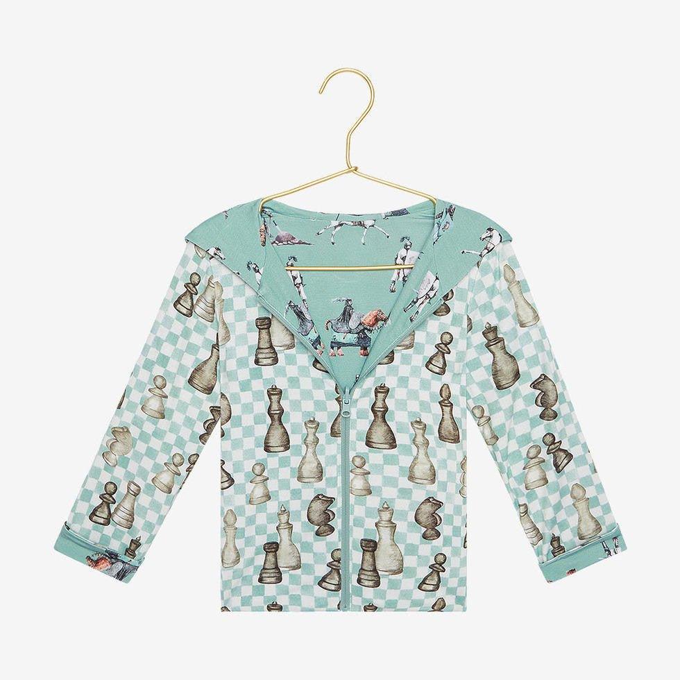 Boy's Bamboo Long Sleeve Reversible Jacket, Wallace (Knights) - Image 2