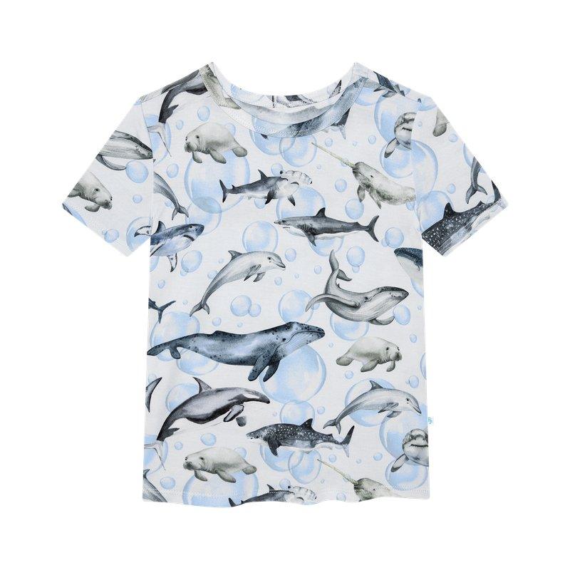 Boy's Bamboo Short Sleeve Pajama Set - Sharkly - Image 2