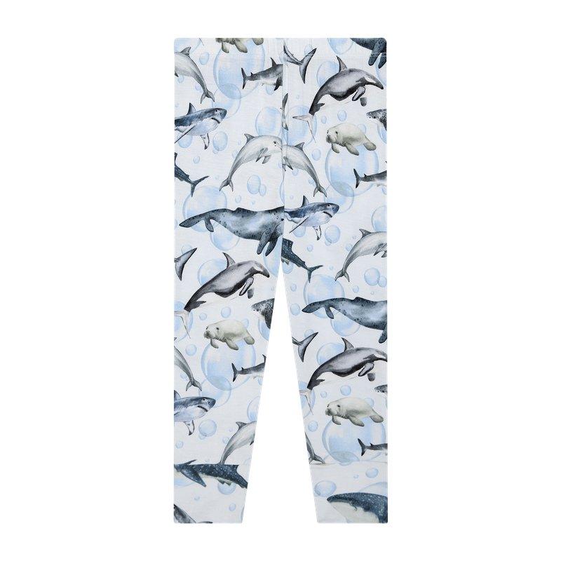 Boy's Bamboo Short Sleeve Pajama Set - Sharkly - Image 3