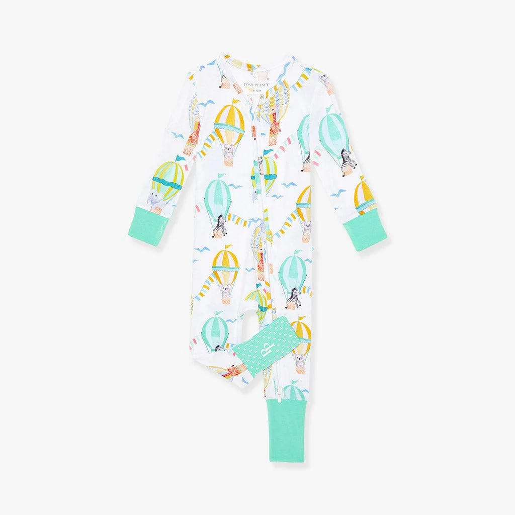 Bamboo Convertible Footie Romper - Balloon Wonder - Image 3