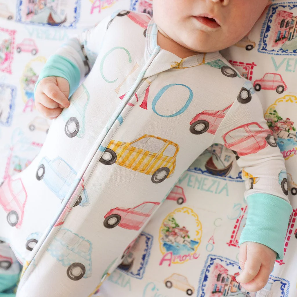 Bamboo Convertible Footie Romper - Ciao (Cars) - Image 2