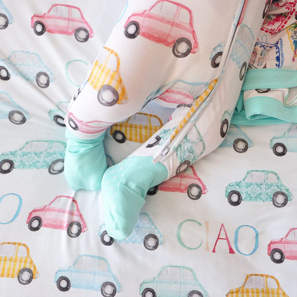 Bamboo Convertible Footie Romper - Ciao (Cars) - Image 3