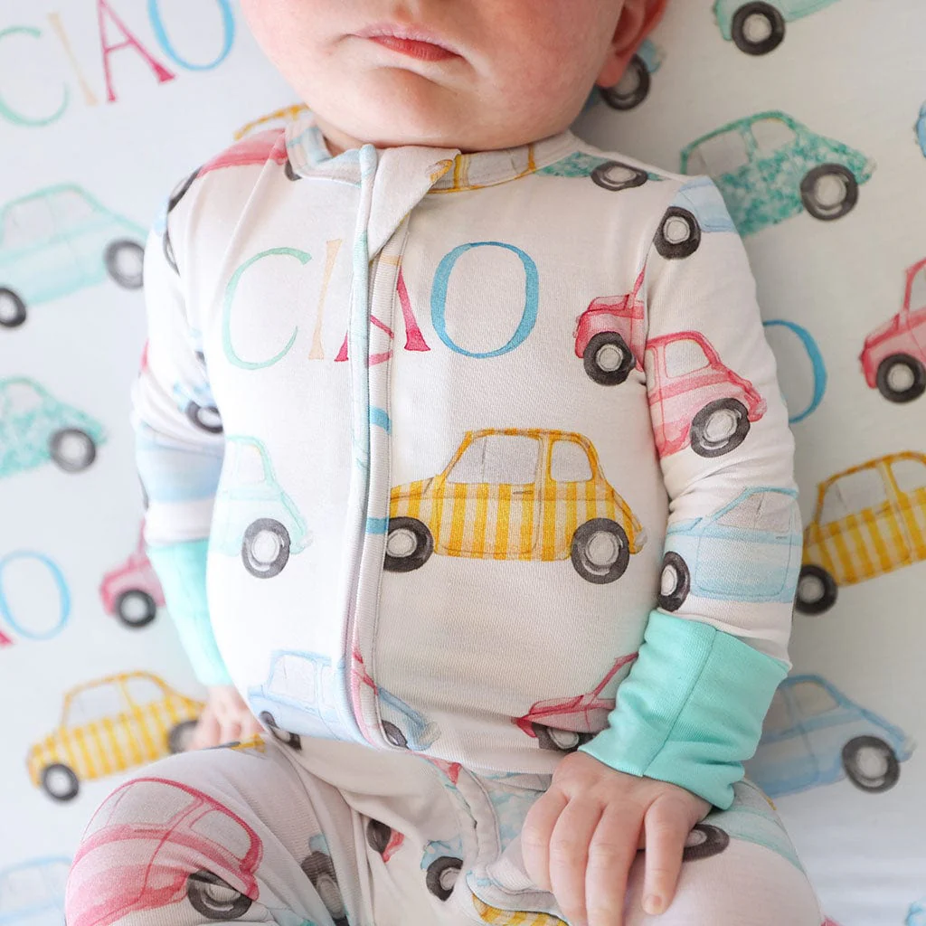 Bamboo Convertible Footie Romper - Ciao (Cars) - Image 6
