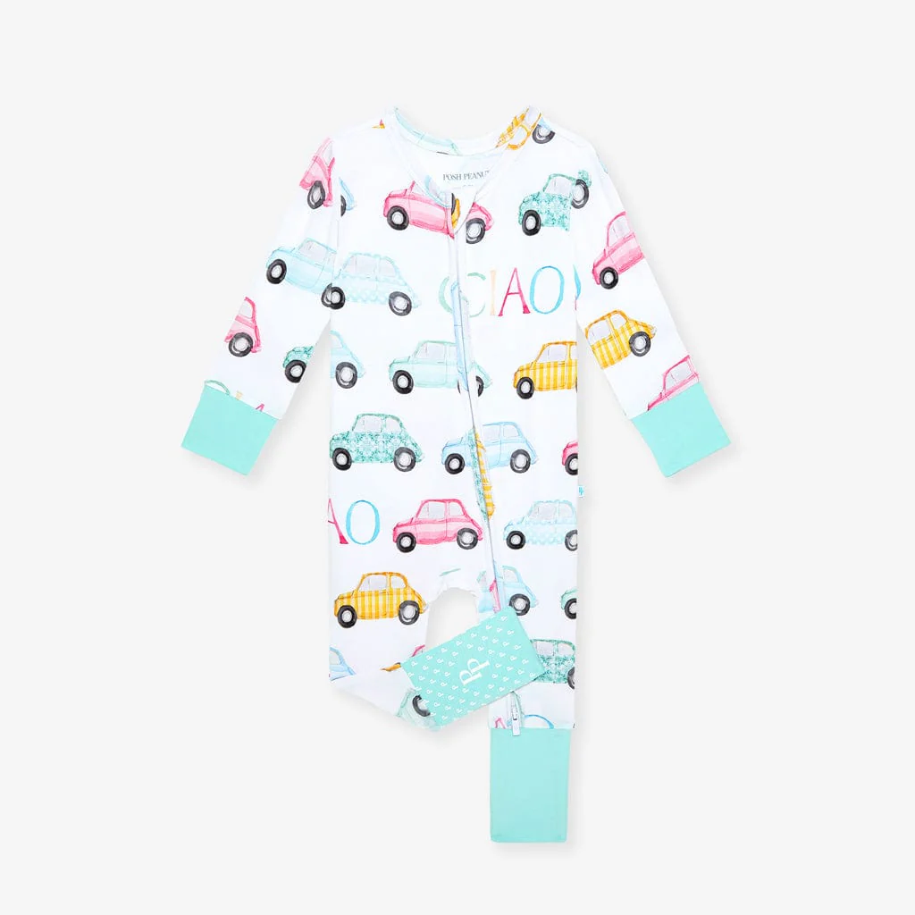 Bamboo Convertible Footie Romper - Ciao (Cars) - Image 7