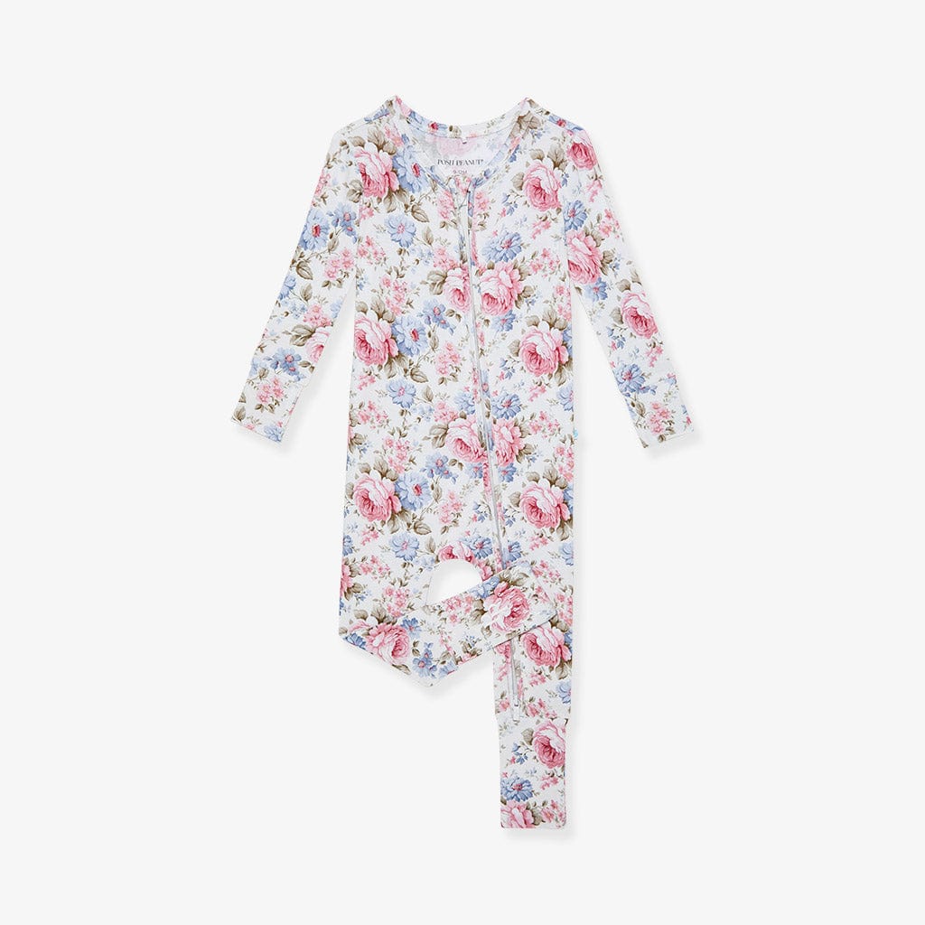 Bamboo Convertible Footie Romper - Etta (Floral) - Image 3