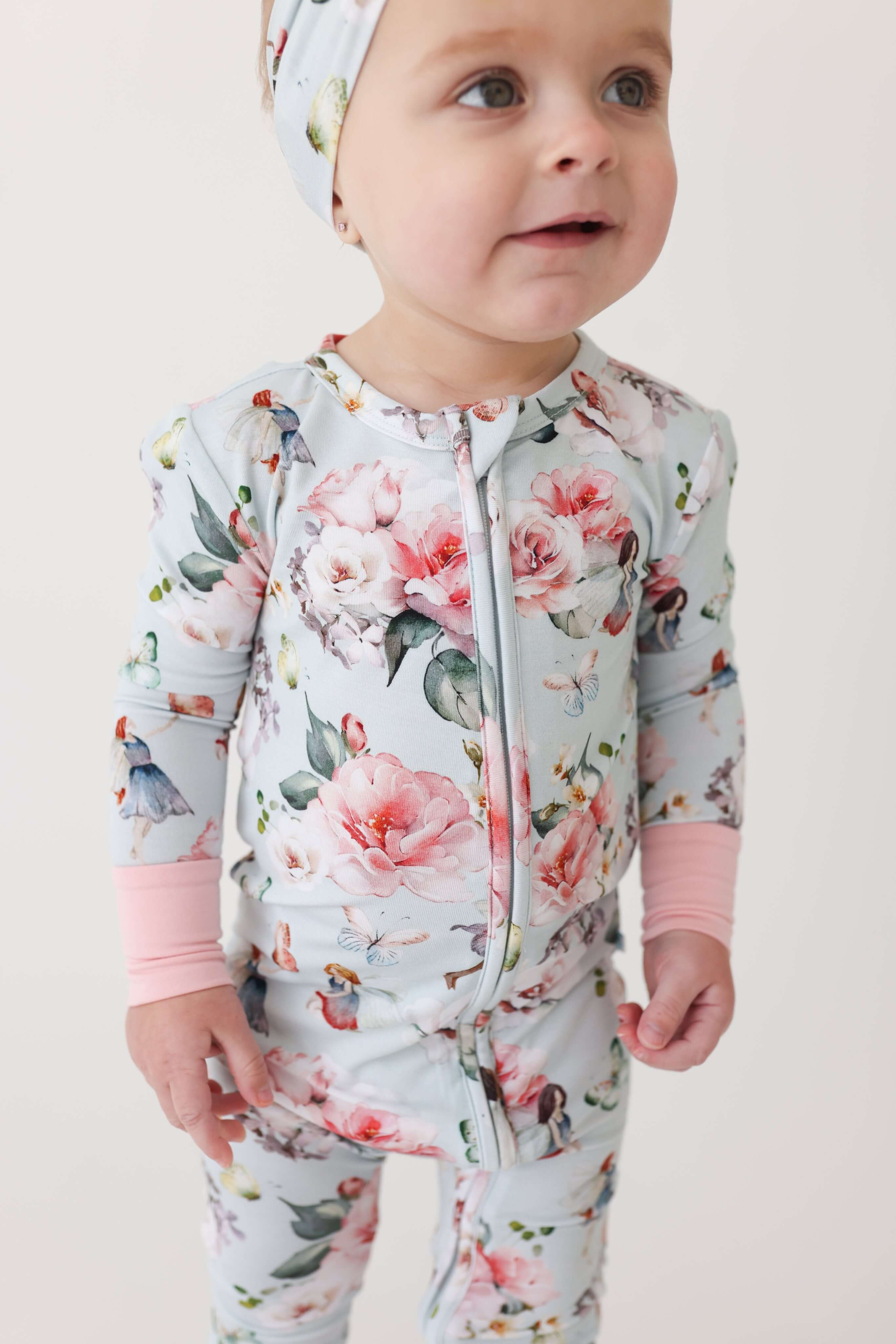 Bamboo Convertible Footie Romper - Melinda (Fairies) - Image 2