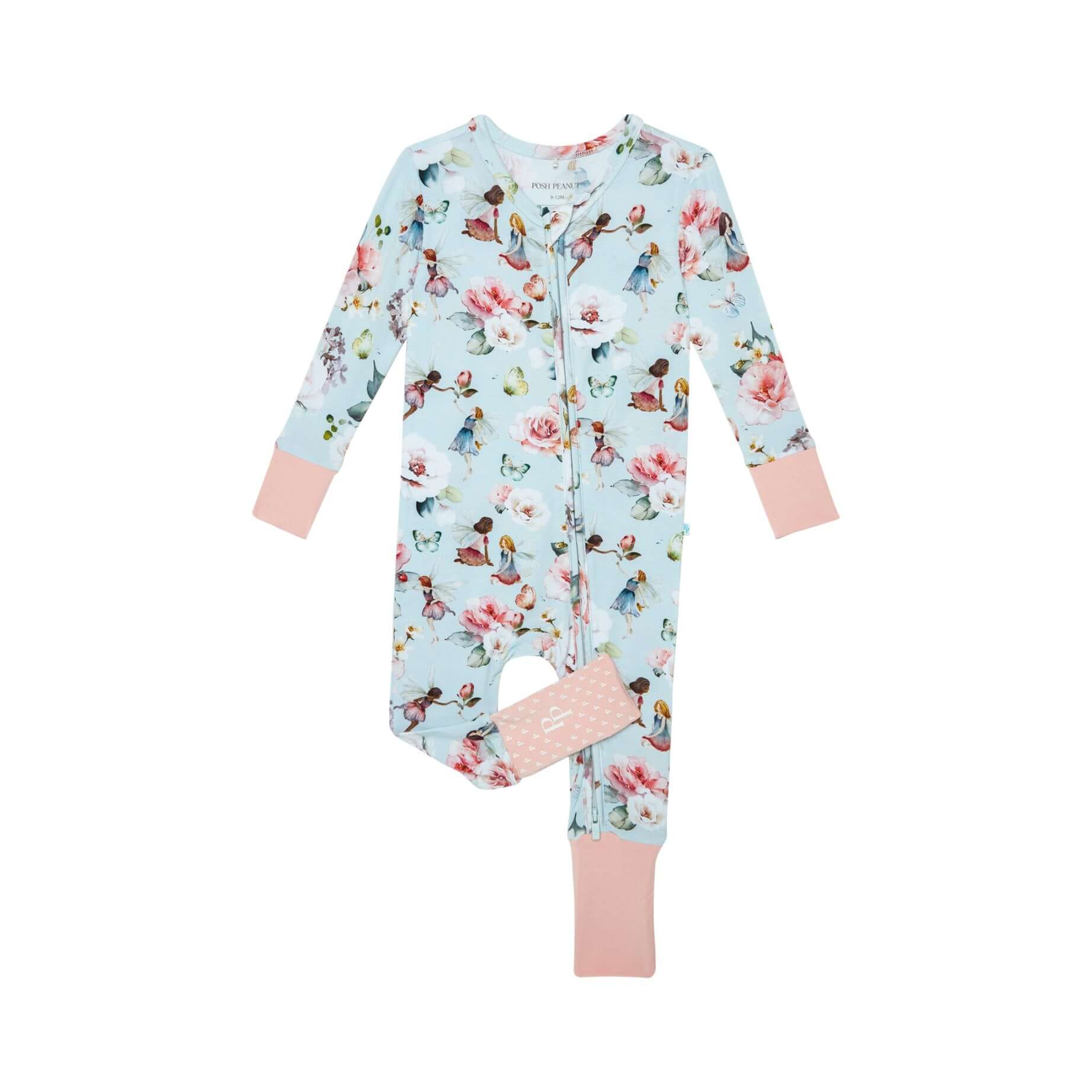 Bamboo Convertible Footie Romper - Melinda (Fairies) - Image 5
