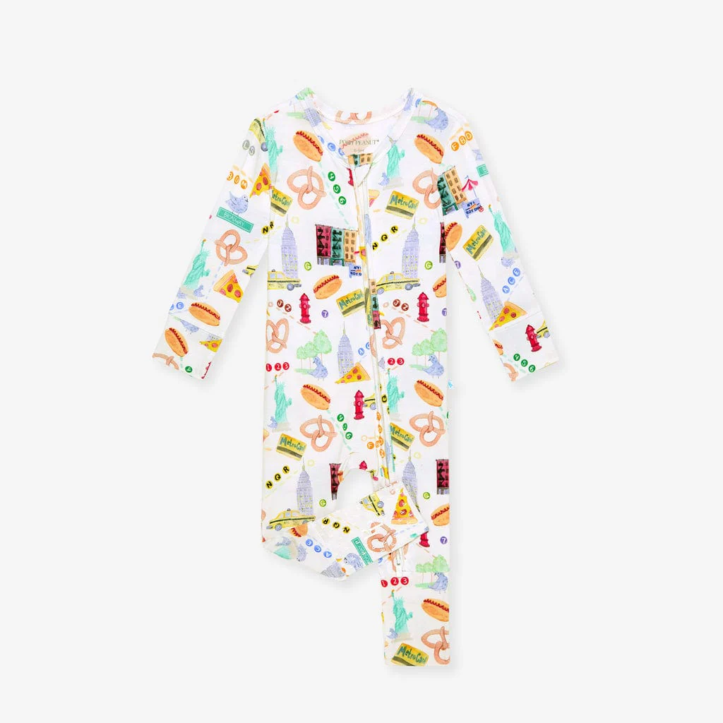 Bamboo Convertible Footie Romper - Posh NYC