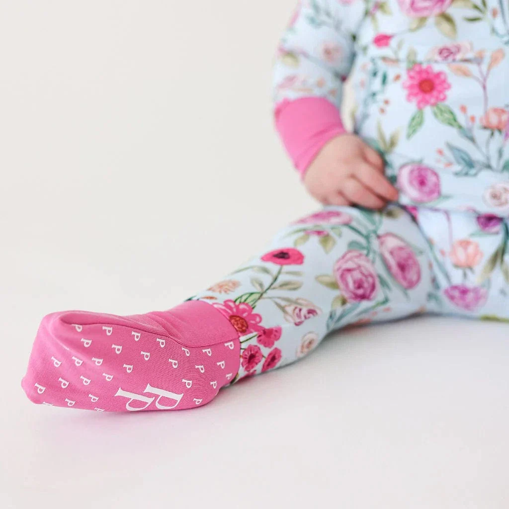 Bamboo Convertible Footie Romper - Tasha (Floral) - Image 3