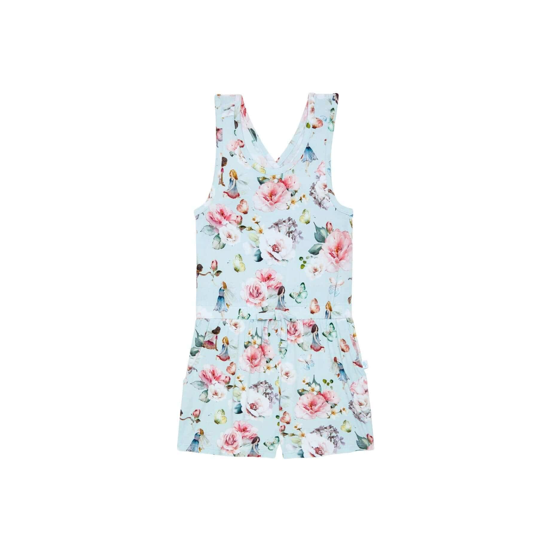 Bamboo Criss-Cross Back Romper - Melinda (Fairies) - Image 3