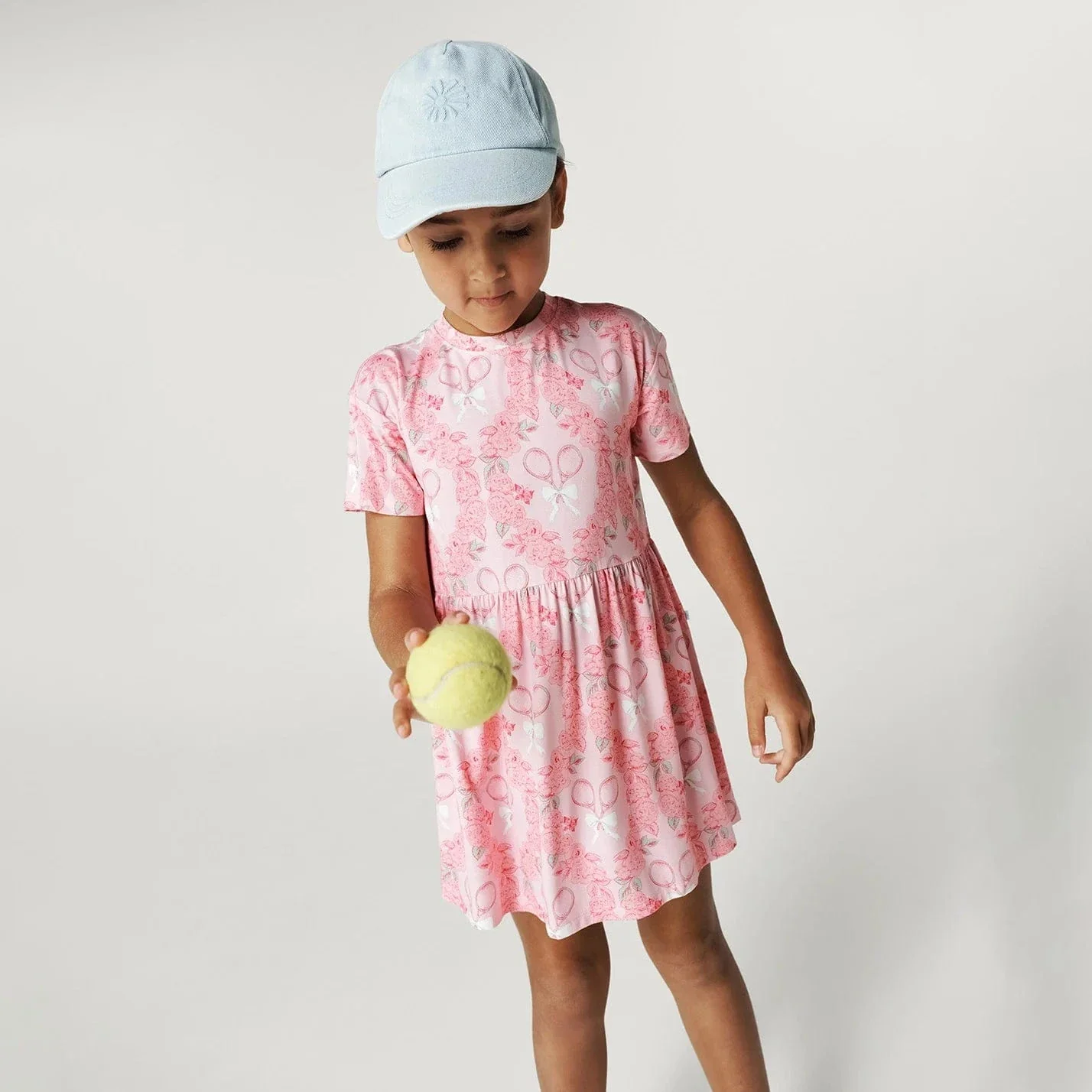 Bamboo Flounce Dress - Mirra (Tennis) - Image 2