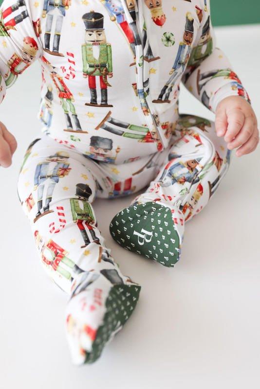 Bamboo Footie with Zipper - Nutcracker - Image 2