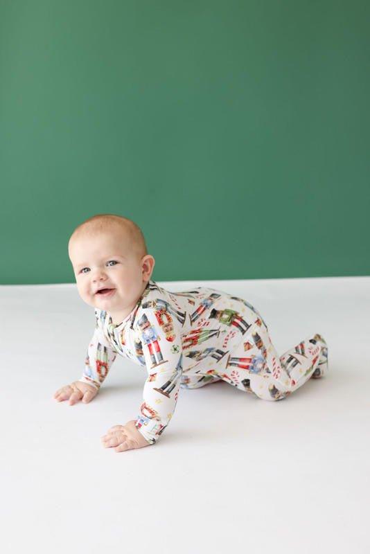 Bamboo Footie with Zipper - Nutcracker - Image 3