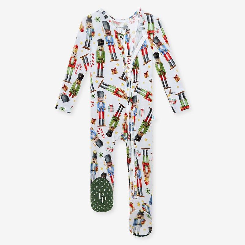 Bamboo Footie with Zipper - Nutcracker - Image 4