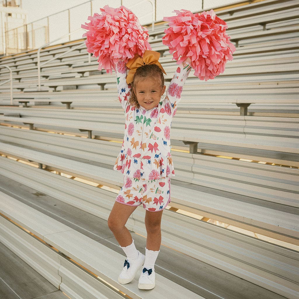 French Terry Varsity Shorts Bamboo - Sabrina (Cheer) - Image 3