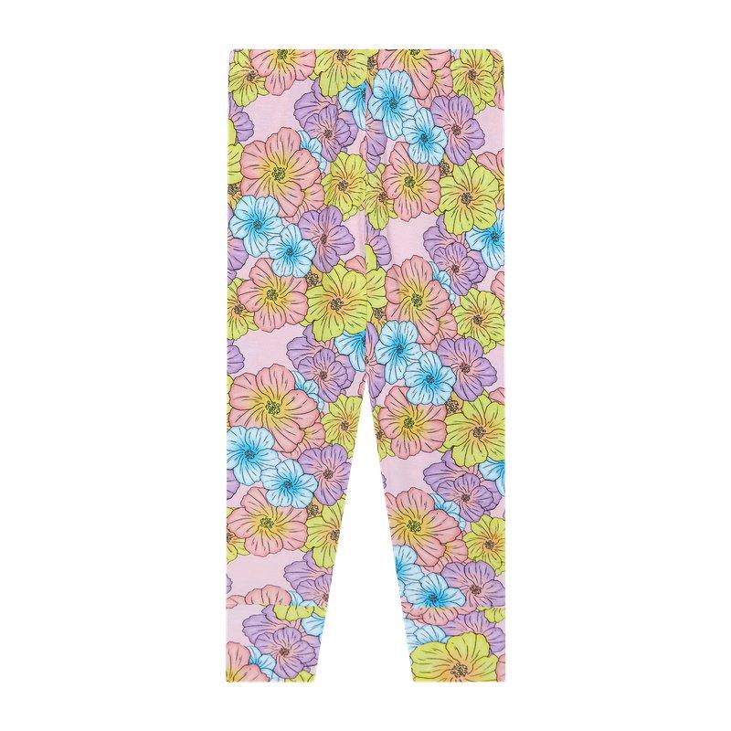 Girl's Bamboo Short Sleeve Pajama Set - Kourtney (Floral) - Image 3
