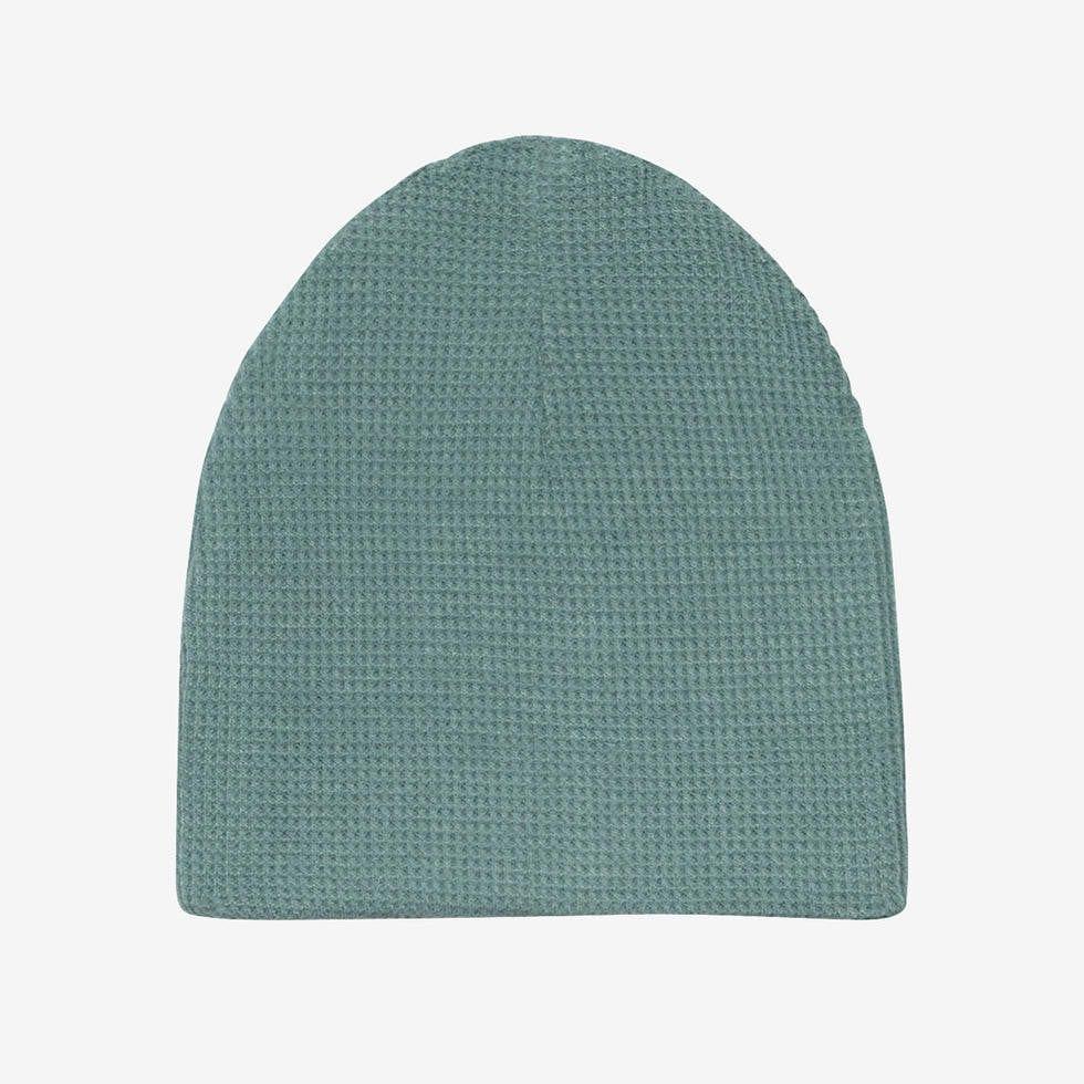 Infant Bamboo Swaddle and Beanie Set, Arctic Waffle - One Size - Image 2