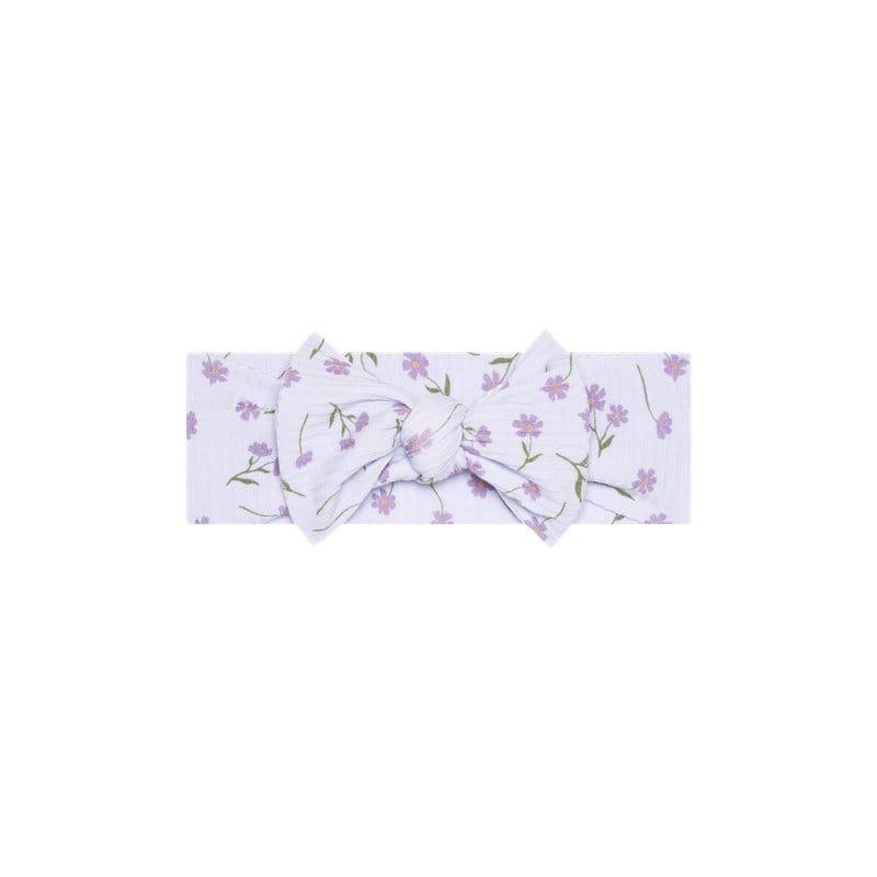 Infant Bamboo Swaddle and Headwrap Set - Jeanette (Floral) - Image 2