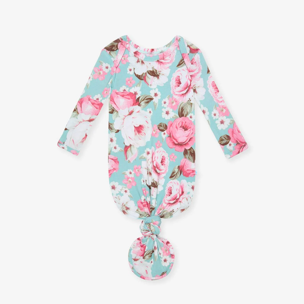 Bamboo Knotted Gown - Briana (Floral) - Image 4