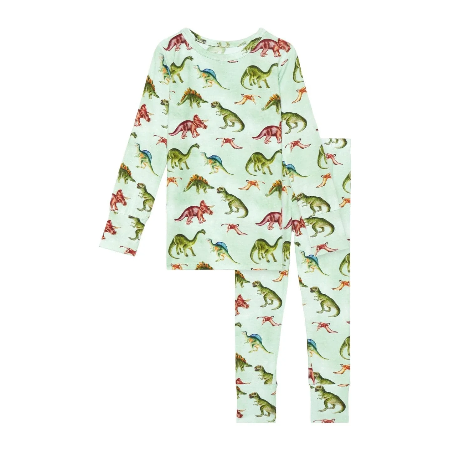 Bamboo Long Sleeve Pajama Set - Buddy (Dinosaurs) - Image 2