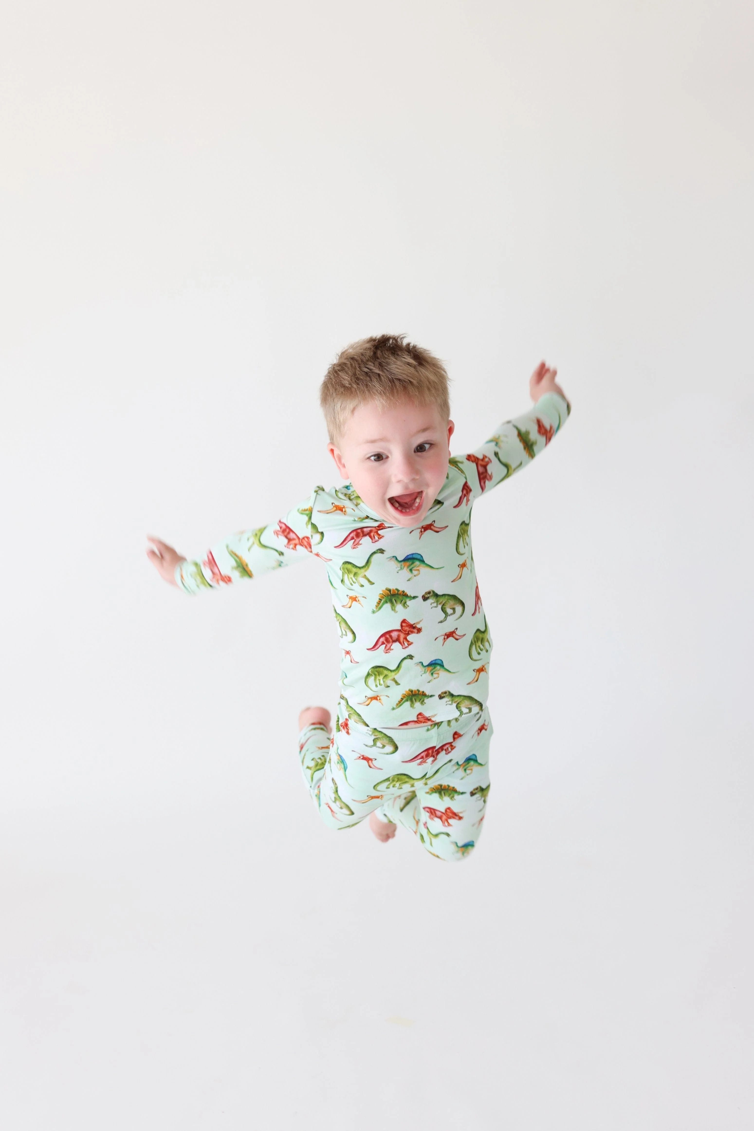 Bamboo Long Sleeve Pajama Set - Buddy (Dinosaurs) - Image 3