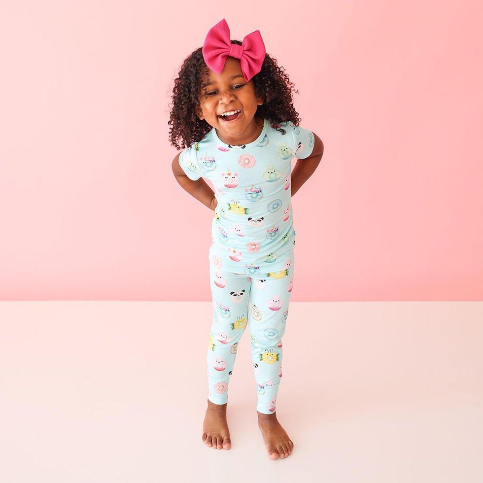 Bamboo Long Sleeve Pajama Set - Donuts - Image 4