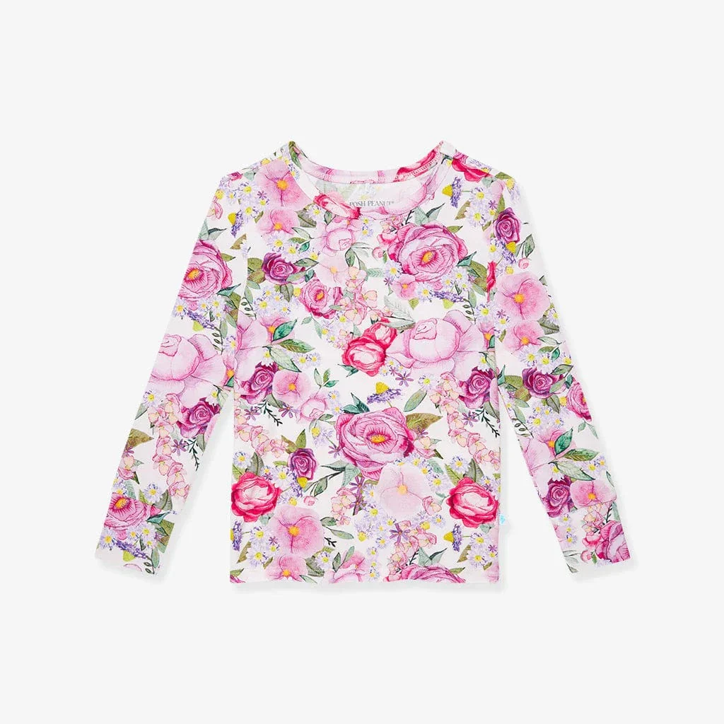 Bamboo Long Sleeve Pajama Set - Elly (Floral) - Image 3